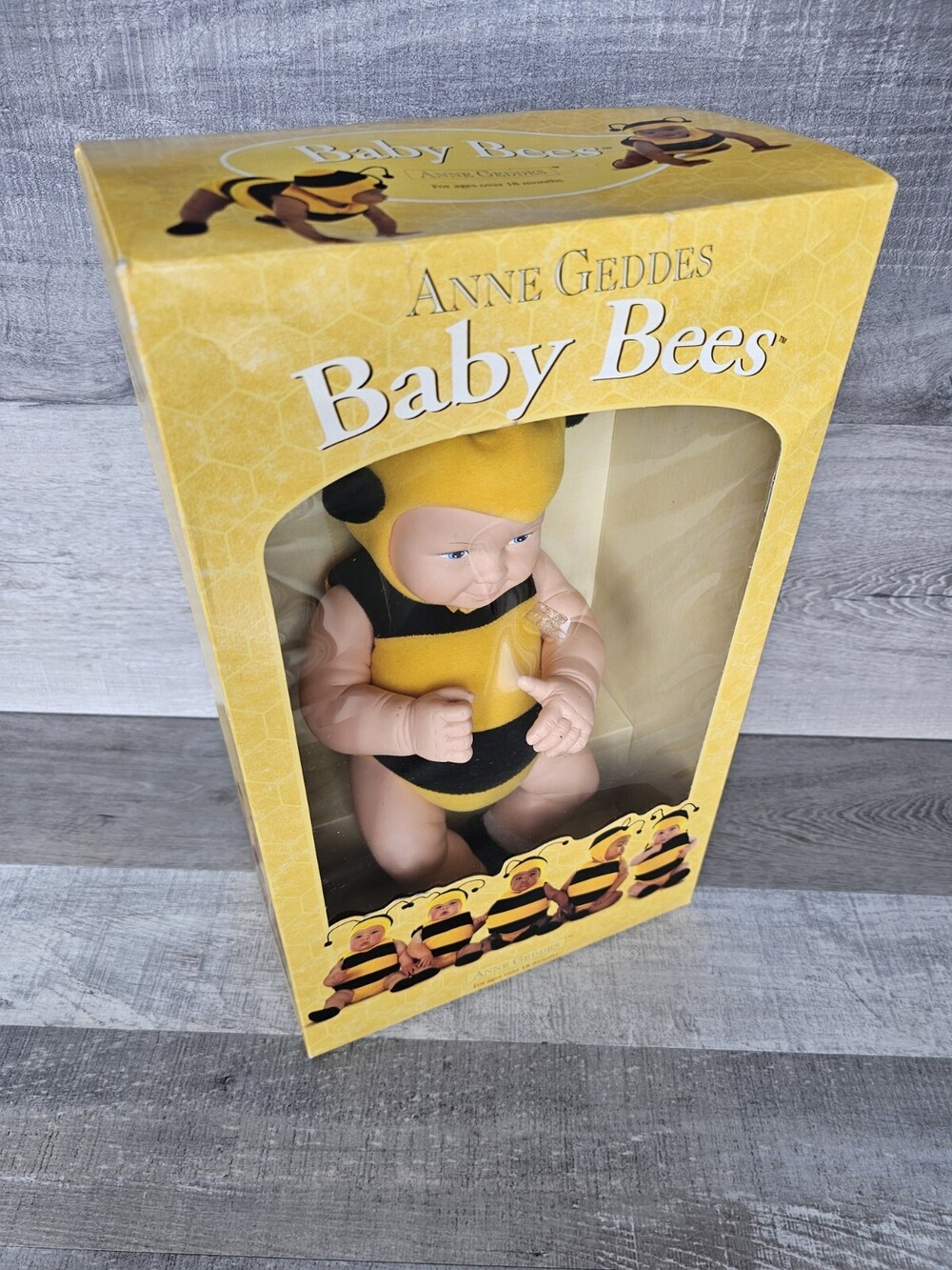 Anne Geddes Baby Bees Doll 15 inch Boxed 526511 1998 Vintage New